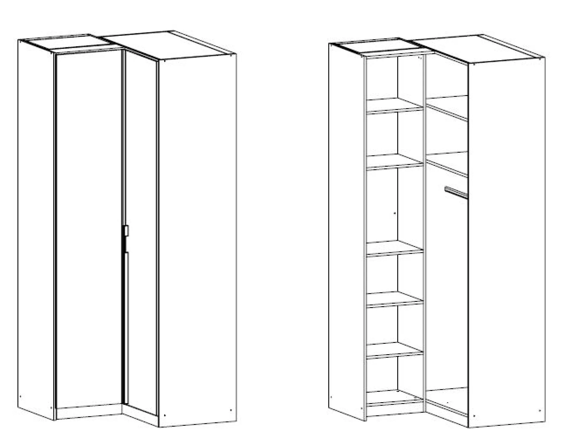 Eckschrank ESSENSA
