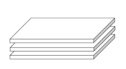 Einlegeböden 3er-Set PINAR 5850517