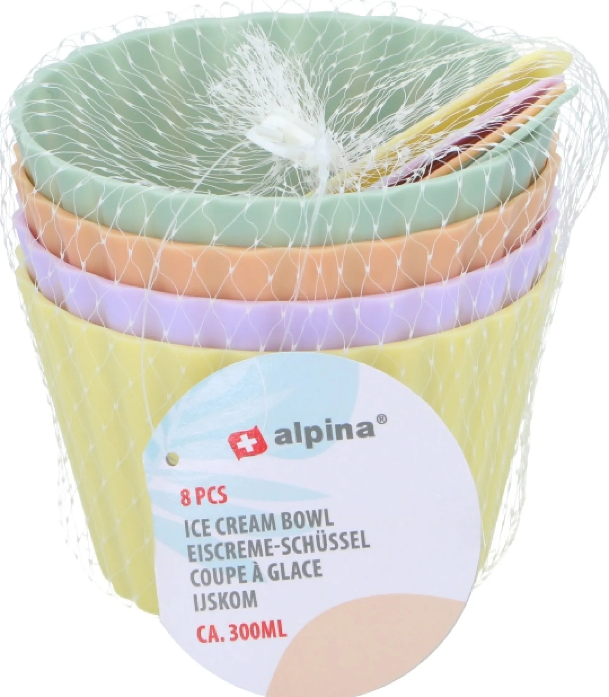 Eiscreme/Dessertschüsseln 8tlg. ALPINA