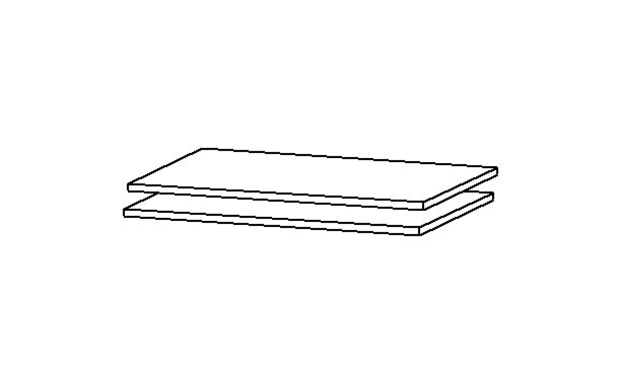 Fachböden im 2er-Set A0033.9F12