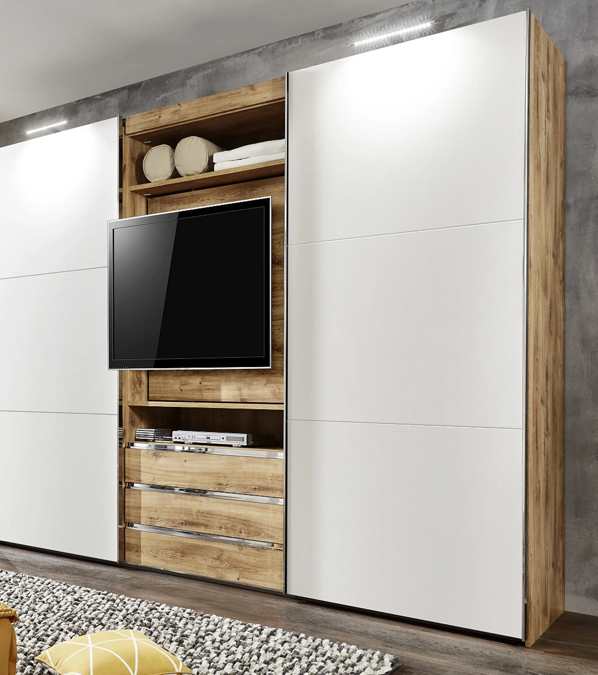 Funktions-TV-Schwebetürenschrank MAGIC