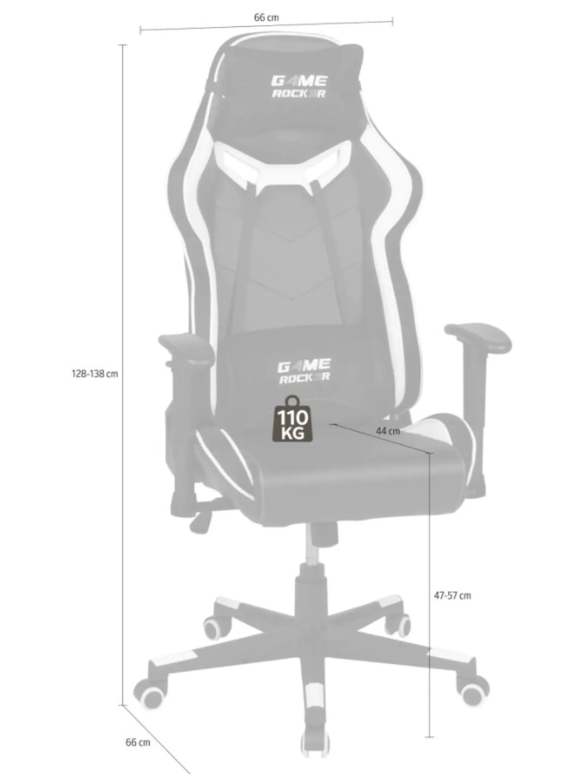 Gaming/Schreibtischstuhl GAME-ROCKER G-30