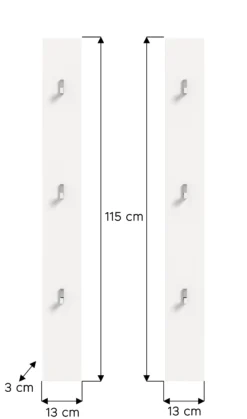 Garderobenpaneele 2er-Set BODITE