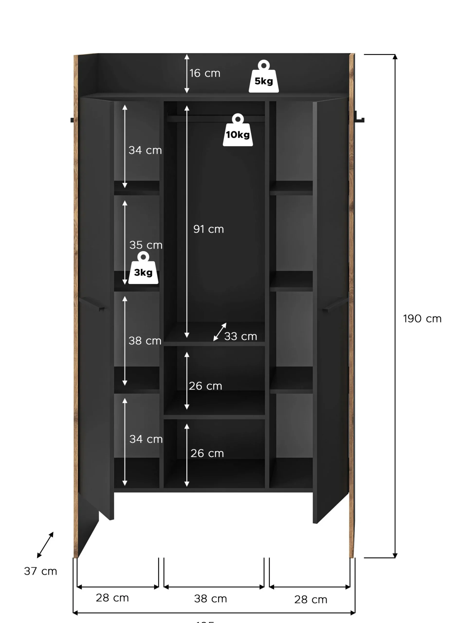 Garderobenschrank BUENO