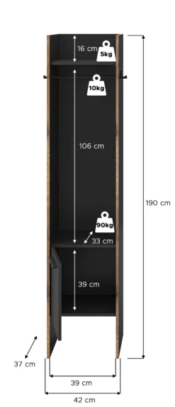 Garderobenschrank BUENO
