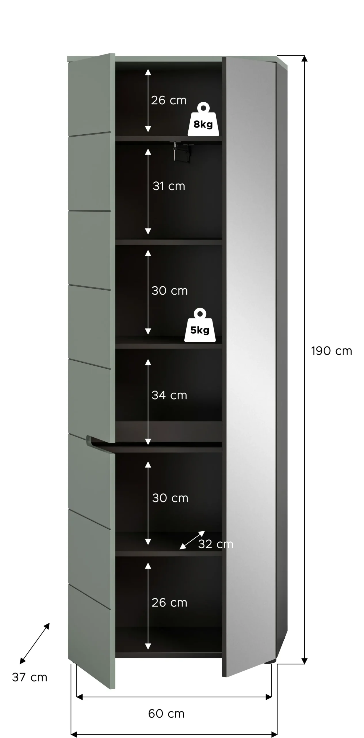 Garderobenschrank GOBA