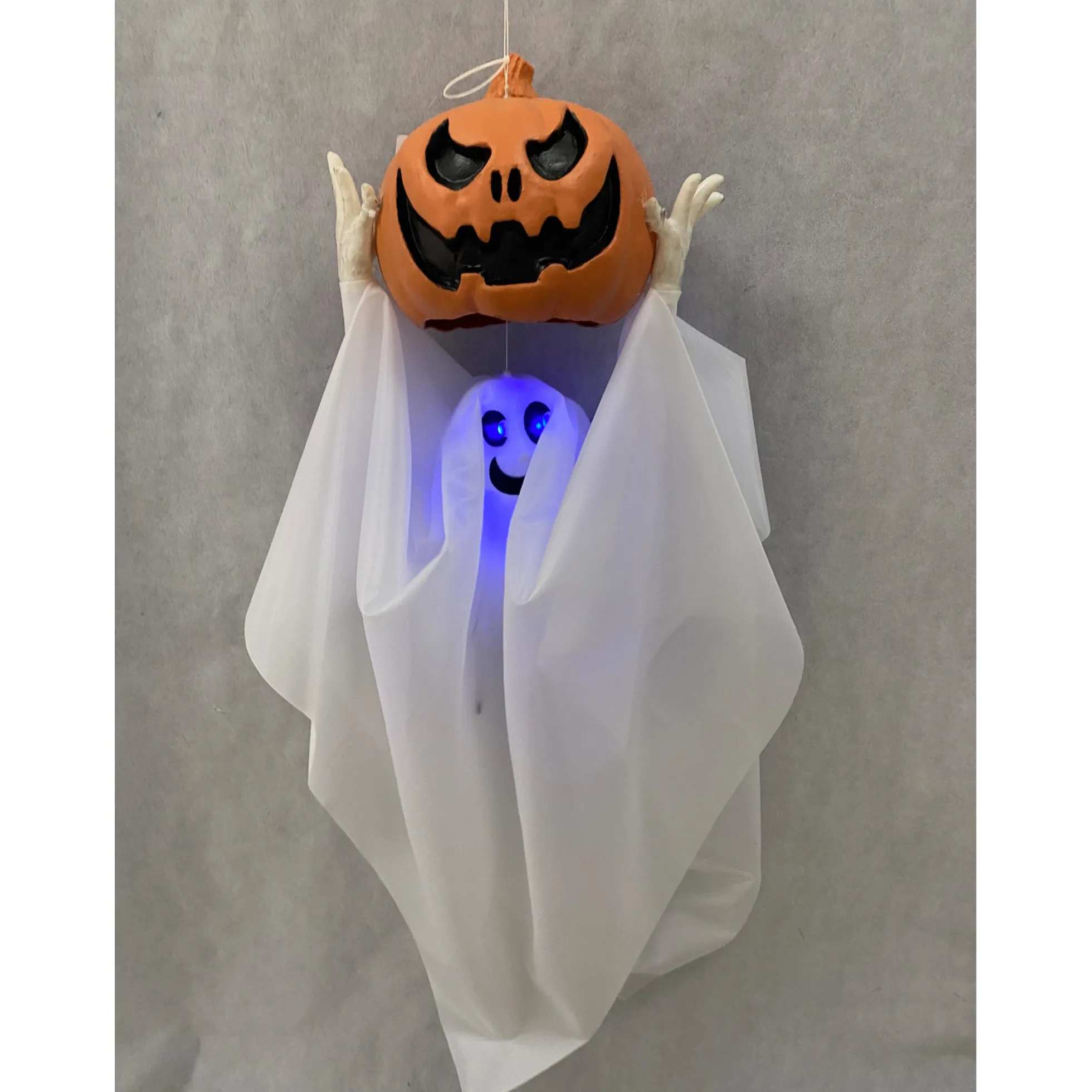 Geist mit Kürbiskopf animiert HALLOWEEN