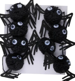 Girlande Spinne Kulleraugen HALLOWEEN