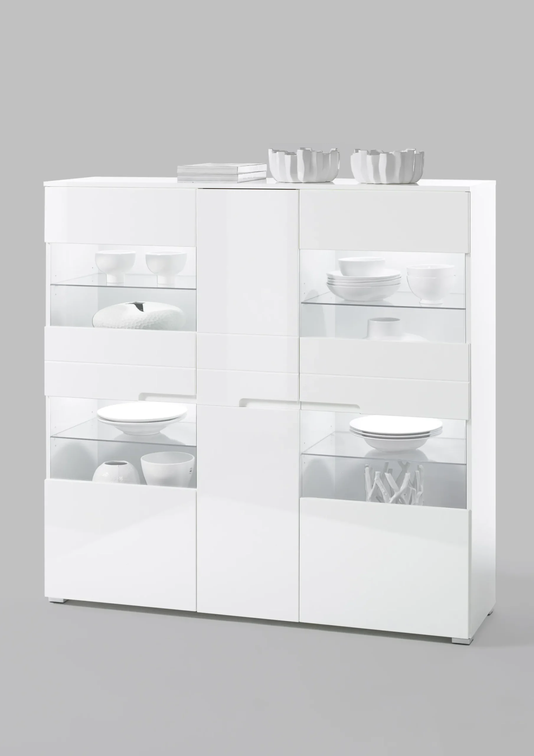 Highboard mit Beleuchtung SPICE