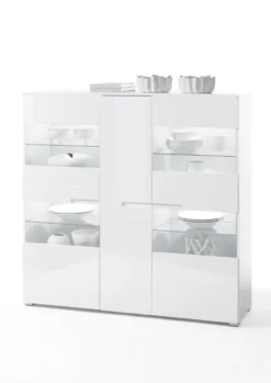 Highboard mit Beleuchtung SPICE