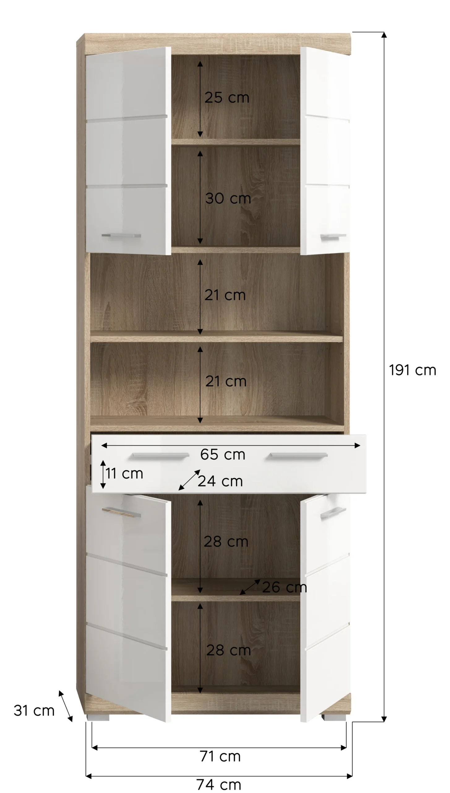 Hochschrank GIMBI