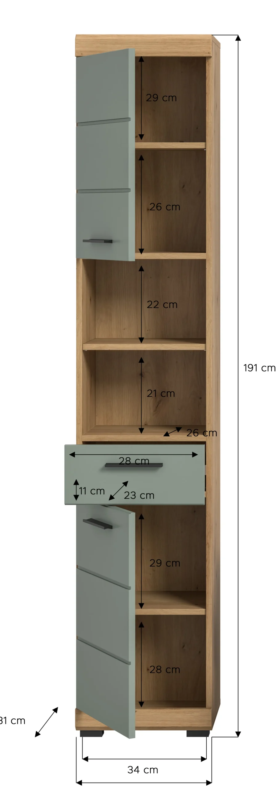 Hochschrank SEWULA