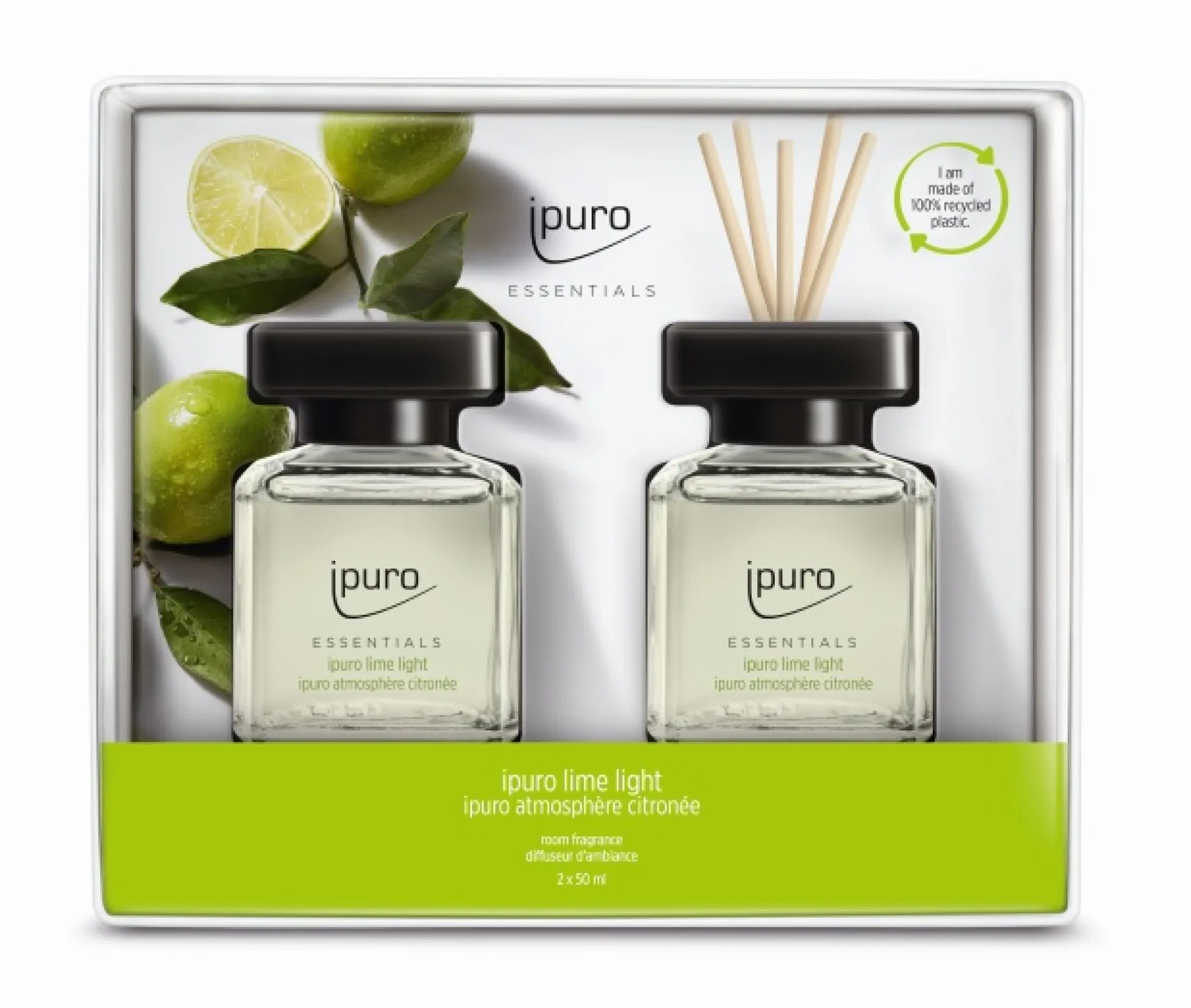 Ipuro Raumduft Set LIME LIGHT 2X50ML