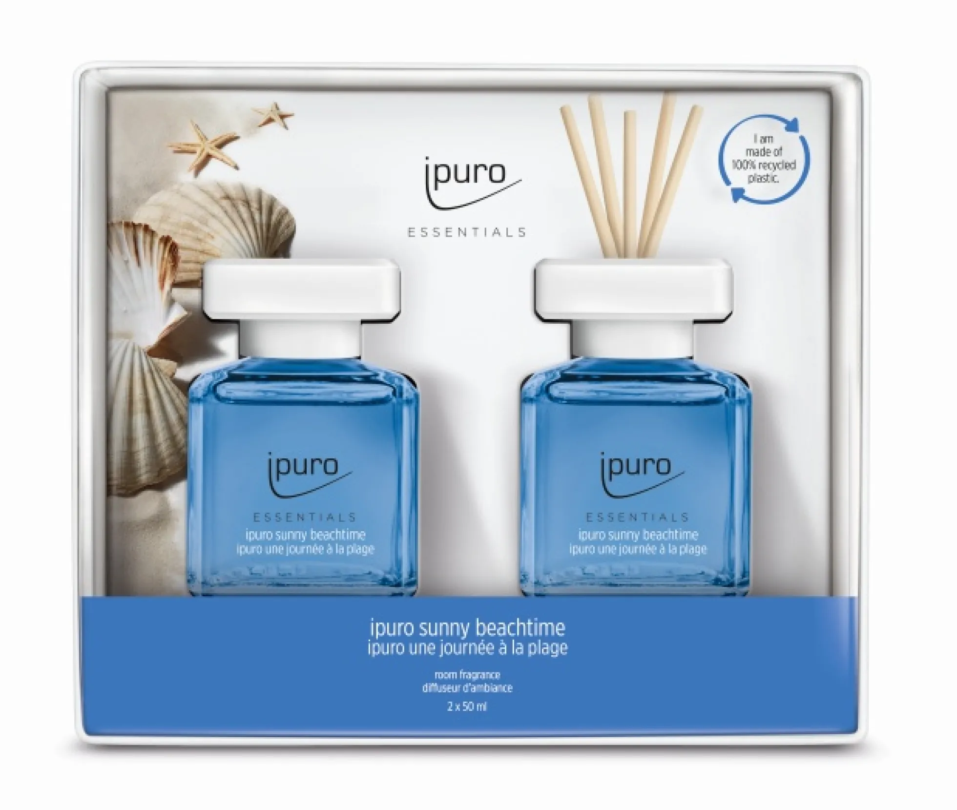 Ipuro Raumduft Set SUNNY BEACHTIME 2X50ML