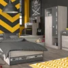 Jugendzimmer 6-teilig FABRIC 11