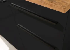 Küchenblock JAZZ SINGLE Z 160 BLACK