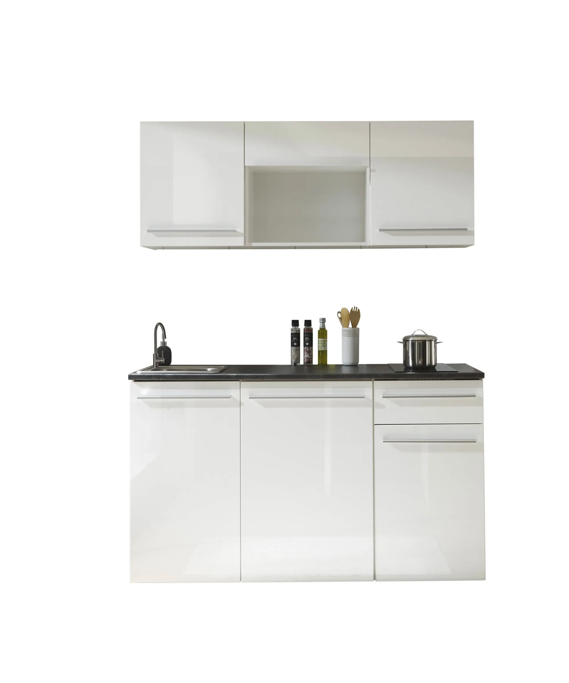 Küchenblock JAZZ SINGLE Z 160 WHITE