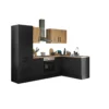 Küchenblock mit E-Geräten CORNWALL (Ecke-Kühlschrank) III