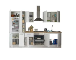 Küchenblock mit E-Geräten CORNWALL (Zeile-Kühlschrank-Apotheker) I