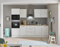 Küchenblock mit E-Geräten CORNWALL (Zeile-Backofen-Mikrowelle) I