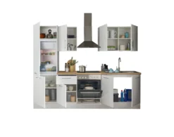 Küchenblock mit E-Geräten CORNWALL (Zeile-Kühlschrank) I