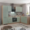 Küchenblock mit E-Geräten HASTINGS (Ecke-Kühlschrank) II