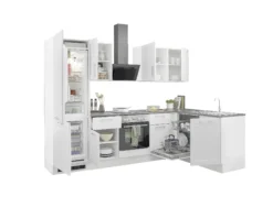 Küchenblock mit E-Geräten HASTINGS (Ecke-Kühlschrank) I