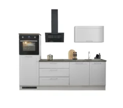 Küchenblock mit E-Geräten HASTINGS (Zeile-Hochschrank) I