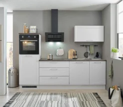 Küchenblock mit E-Geräten HASTINGS (Zeile-Hochschrank) I