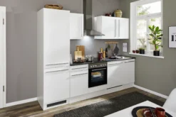 Küchenblock mit E-Geräten JAZZ 8 (Zeile-Kühlschrank) I