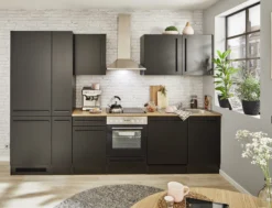 Küchenblock mit E-Geräten JAZZ 8 (Zeile-Kühlschrank-Apotheker) II