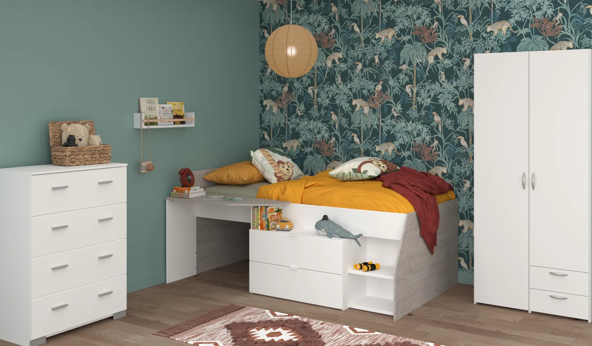 Kinderzimmer 3-teilig MILKY 12