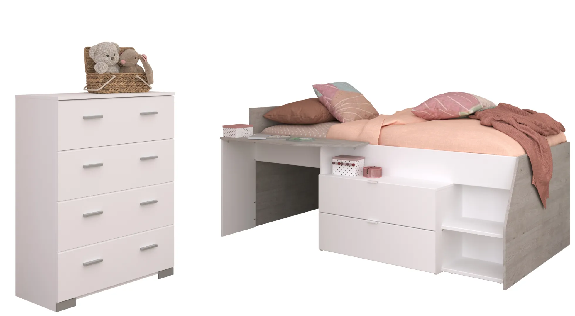 Kinderzimmer 2-teilig MILKY 16