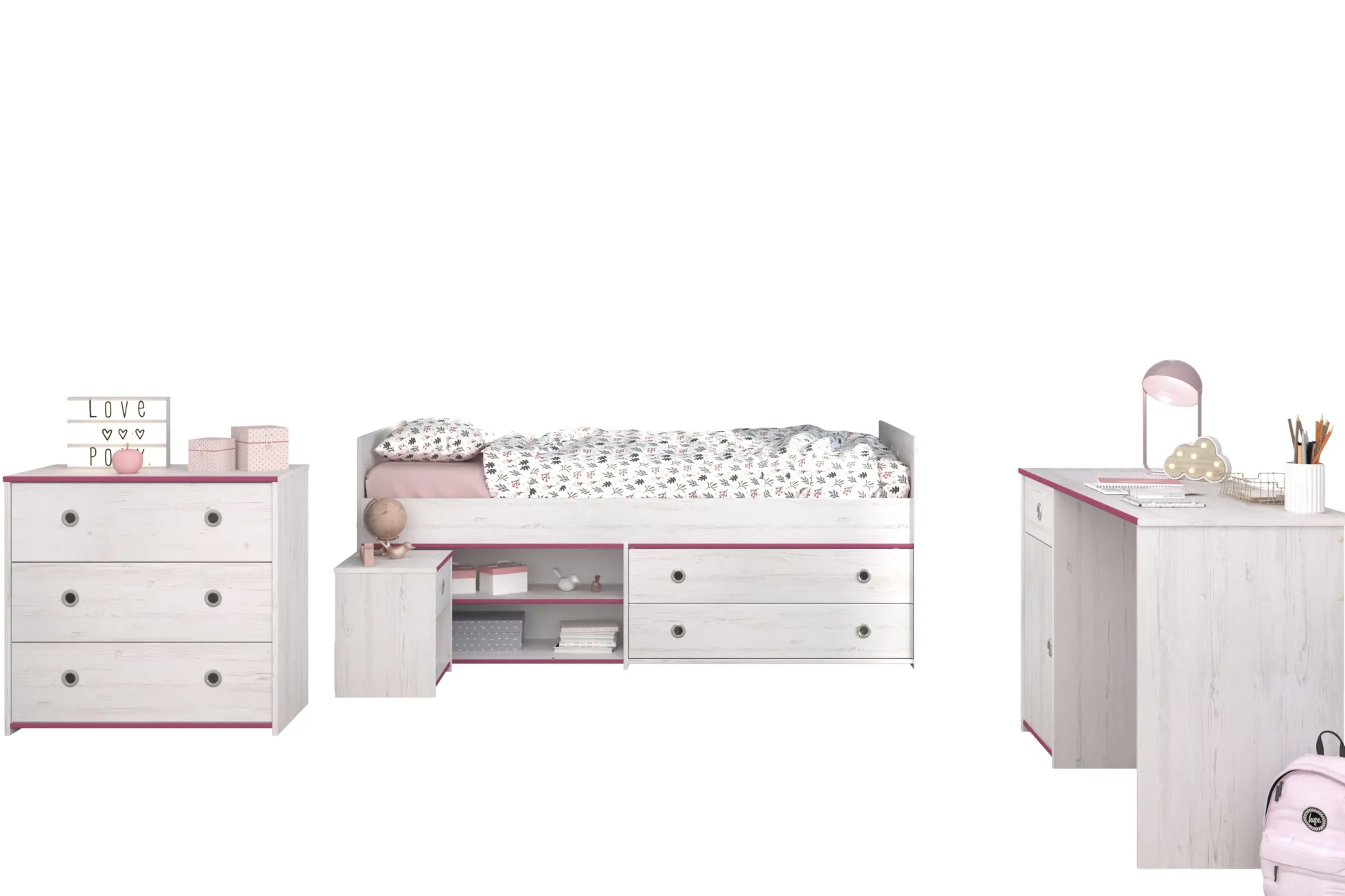 Kinderzimmer 4-teilig SMOOZY 37b