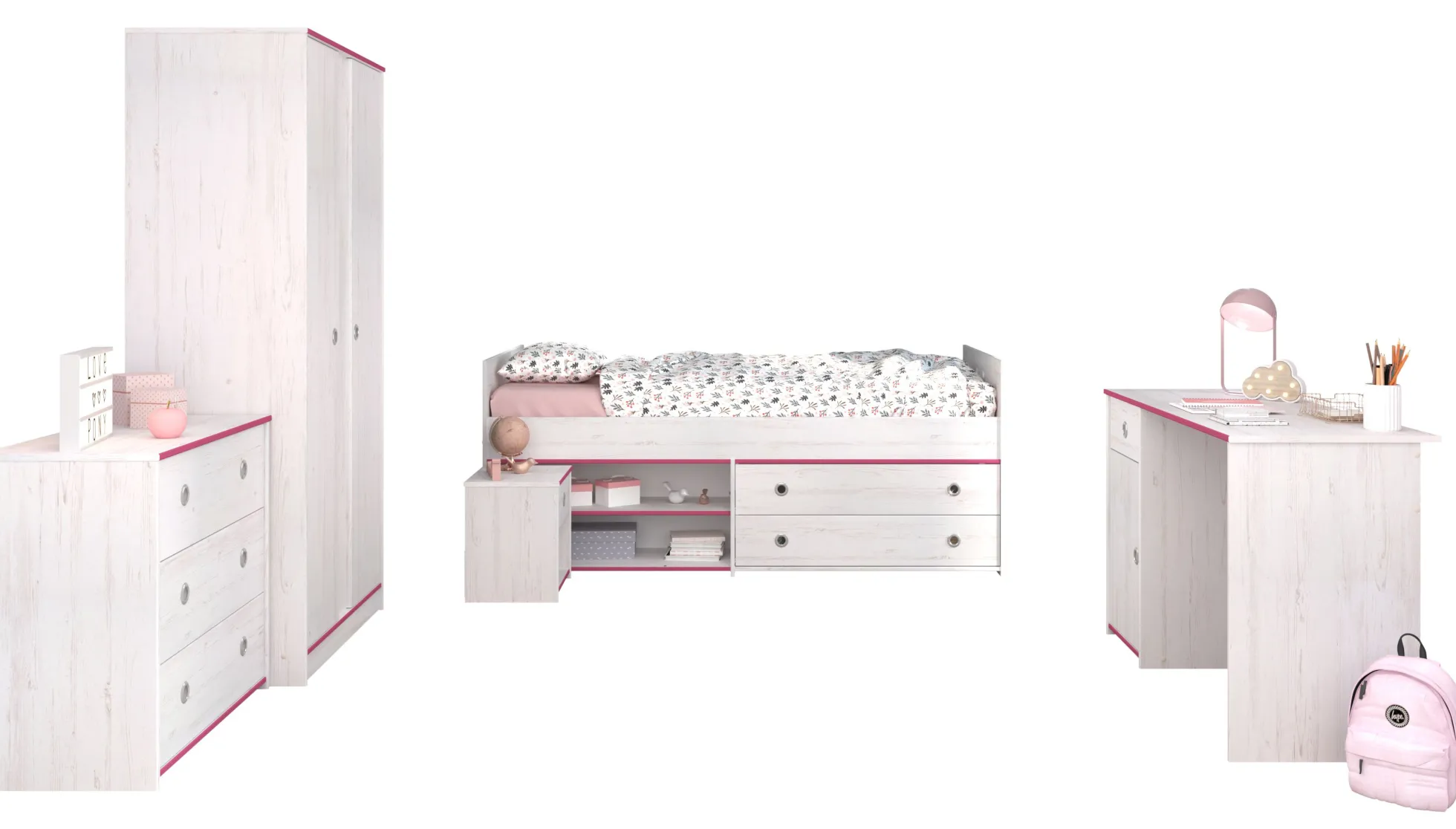 Kinderzimmer 5-teilig SMOOZY 36b