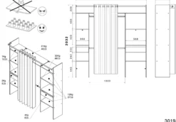 Kleiderschrank COMBI 2
