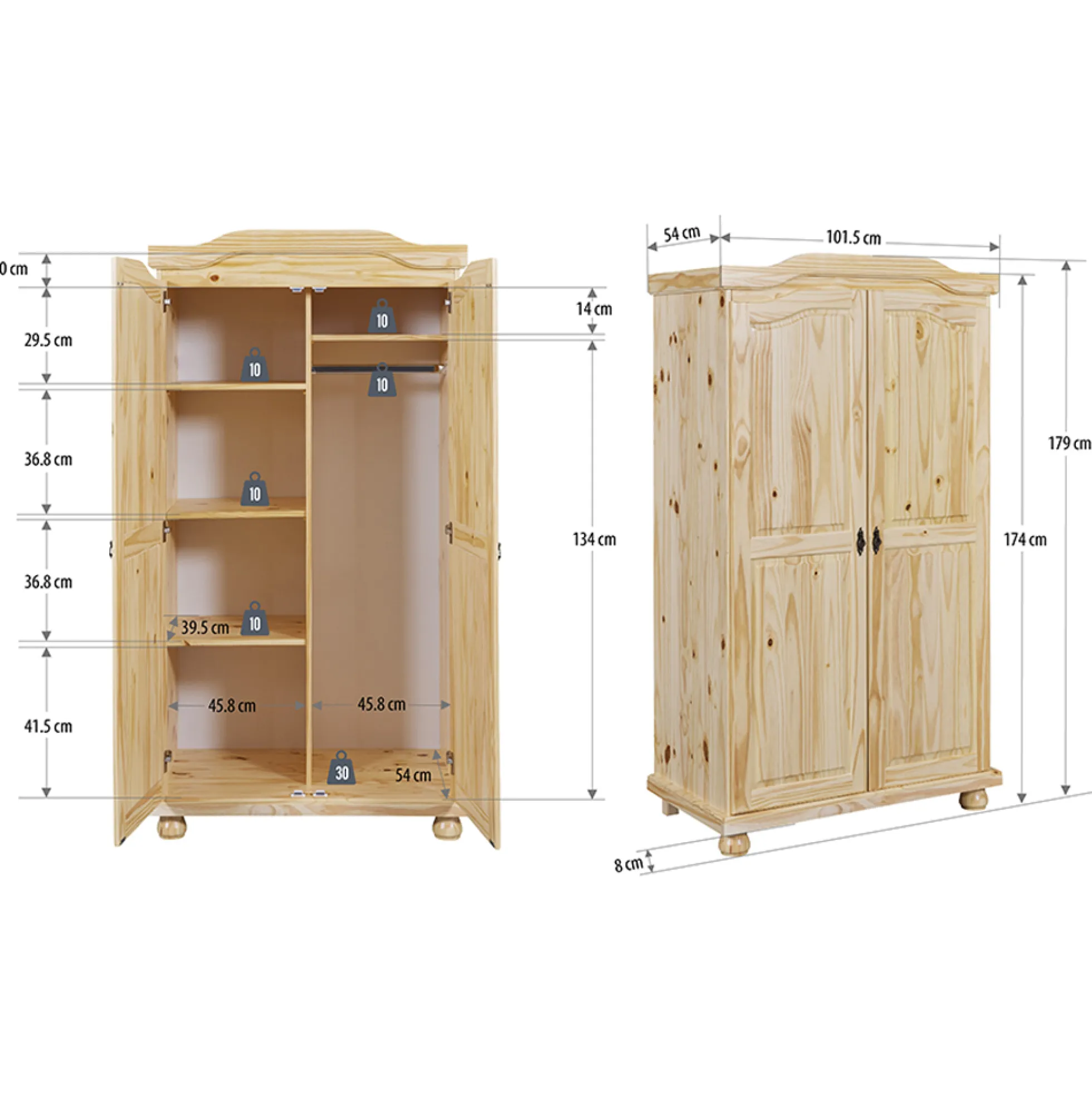Kleiderschrank GENF