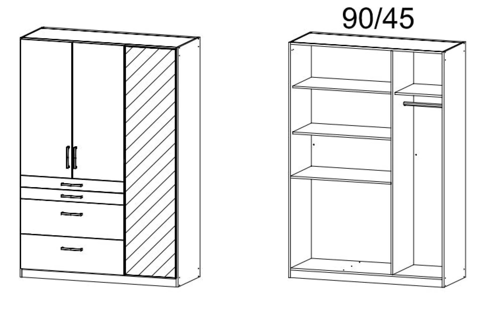 Kleiderschrank HARBURG