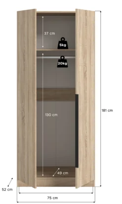 Kleiderschrank KOPENHAGEN