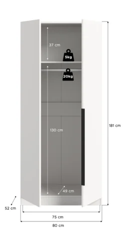 Kleiderschrank KOPENHAGEN