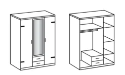 Kleiderschrank LIVERPOOL