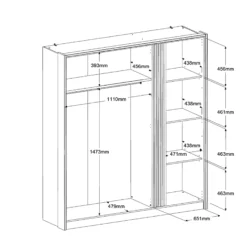 Kleiderschrank MIAMI 1