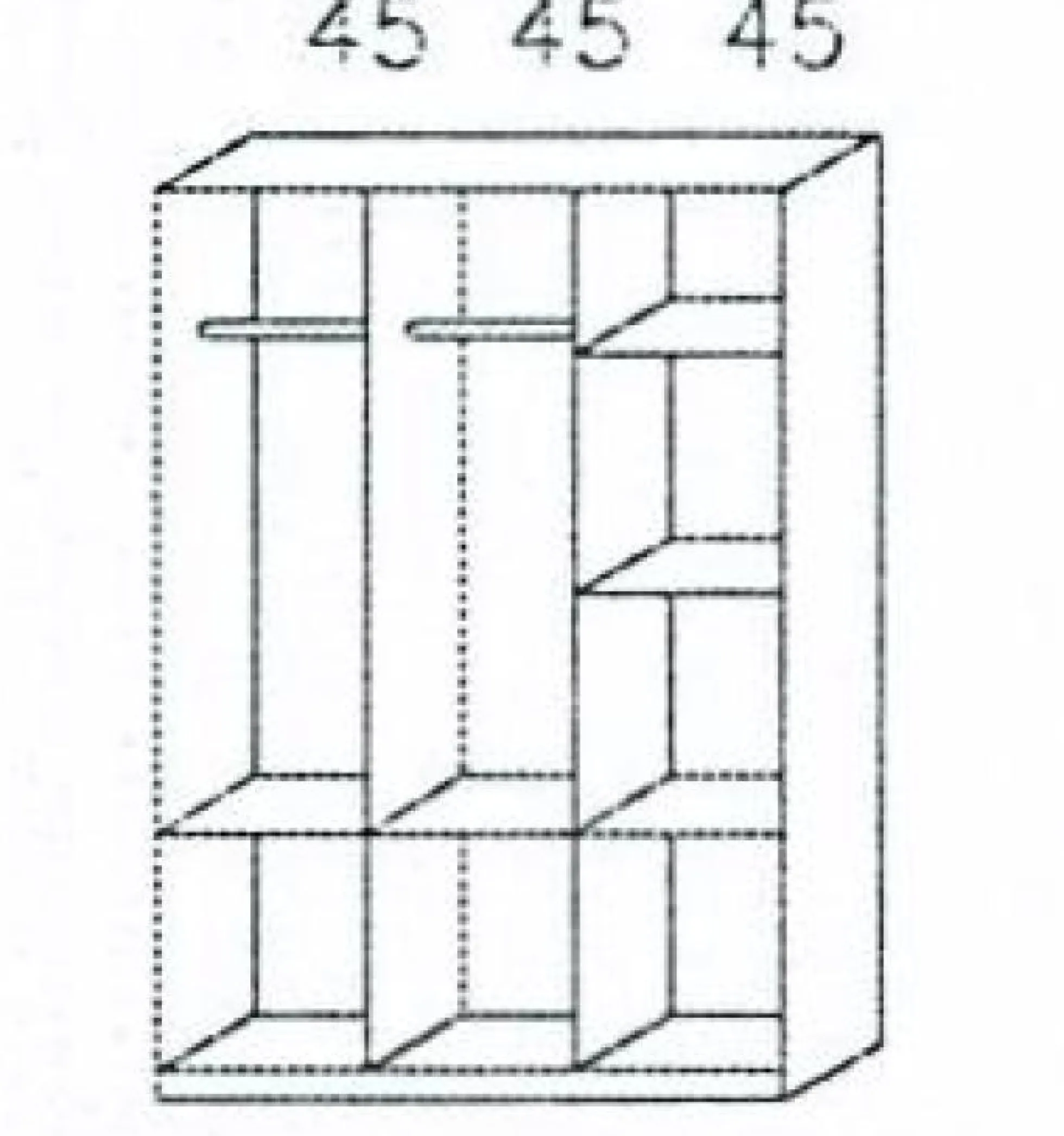 Kombi-Drehtürenschrank BREMEN