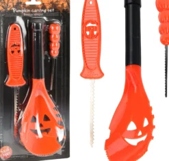 Kürbis Schnitzset 3tlg. HALLOWEEN
