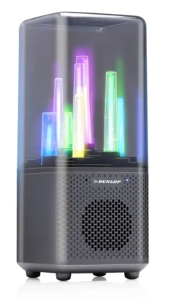 Lautsprecher mit LED Tanzstäben DUNLOP