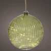 LED Glaskugel 14cm HERBST