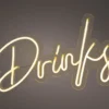 LED Neonschriftzug Drinks NEON
