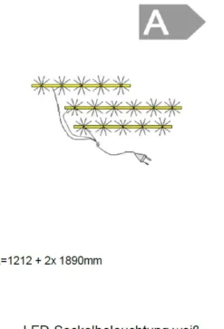 LED-Sockelbeleuchtung RONDINO