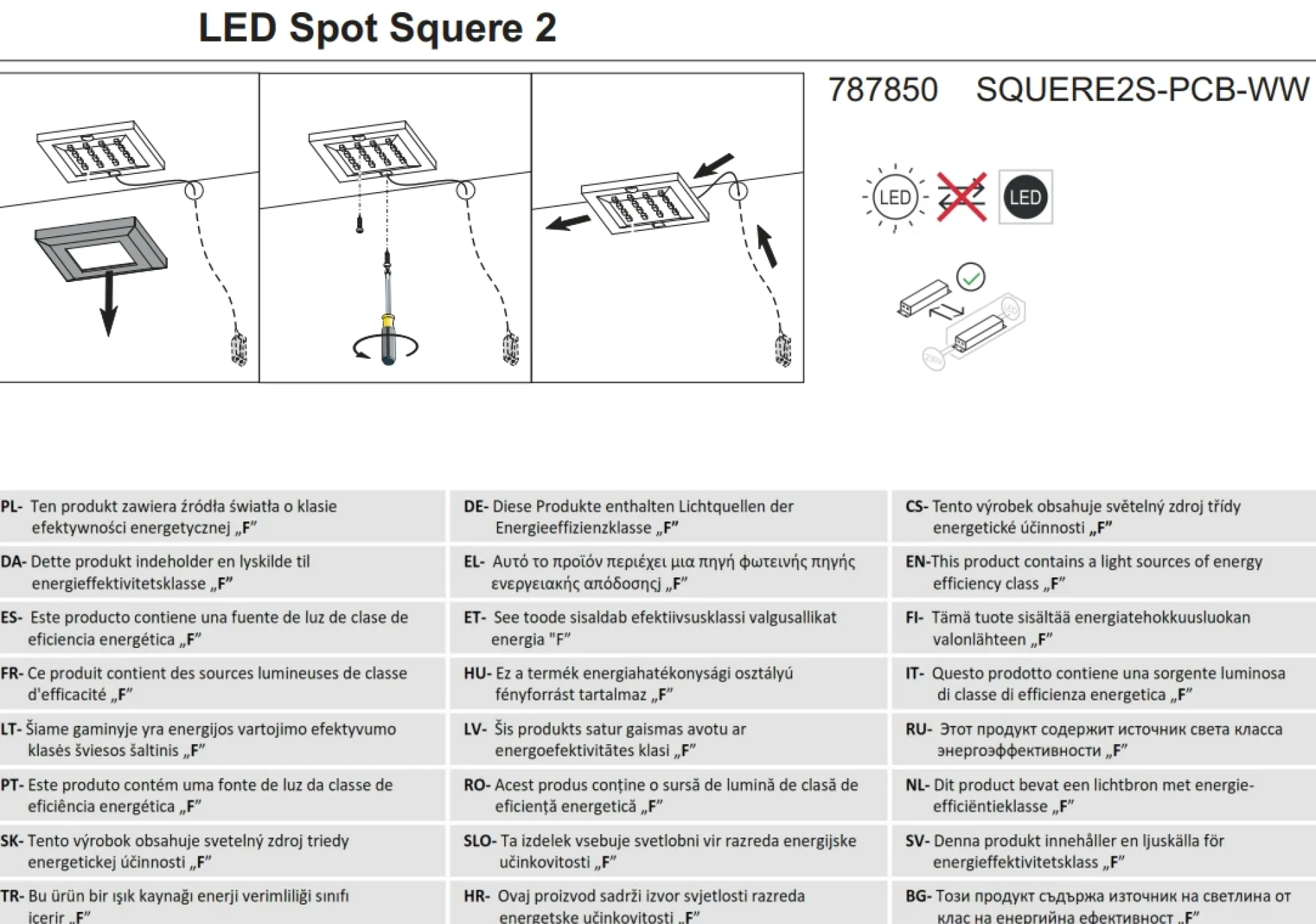 LED-Unterbaubeleuchtung 99 FM WW 90
