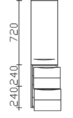 Midischrank SOLITAIRE 6025